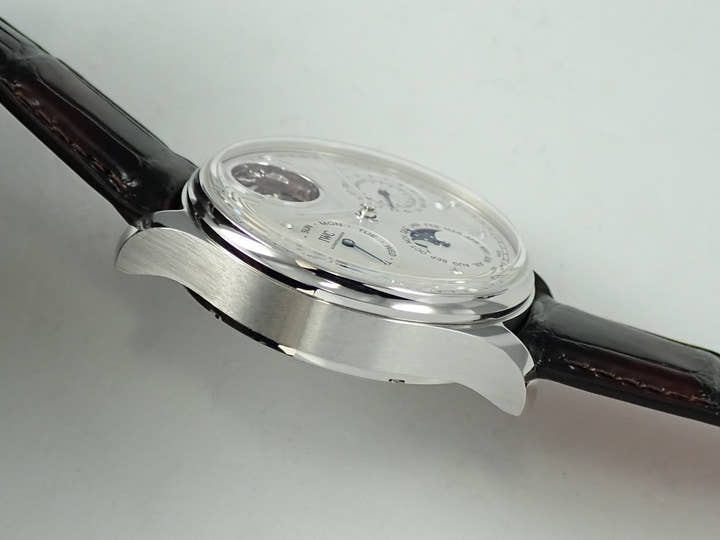 IWC ポルトギーゼ パーペチュアル カレンダー トゥールビヨン Ref.IW504505 シルバー文字盤 美品 3YY2ZJ23