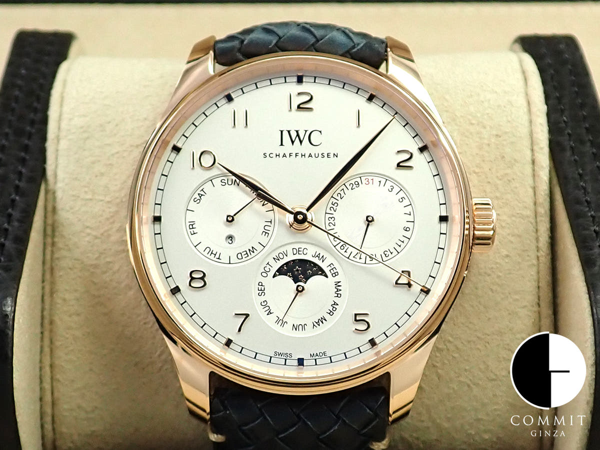 IWC ポルトギーゼ パーペチュアル カレンダー 42 Ref.IW344202 シルバー文字盤 美品 K495R89T