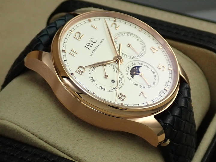 IWC ポルトギーゼ パーペチュアル カレンダー 42 Ref.IW344202 シルバー文字盤 美品 K495R89T