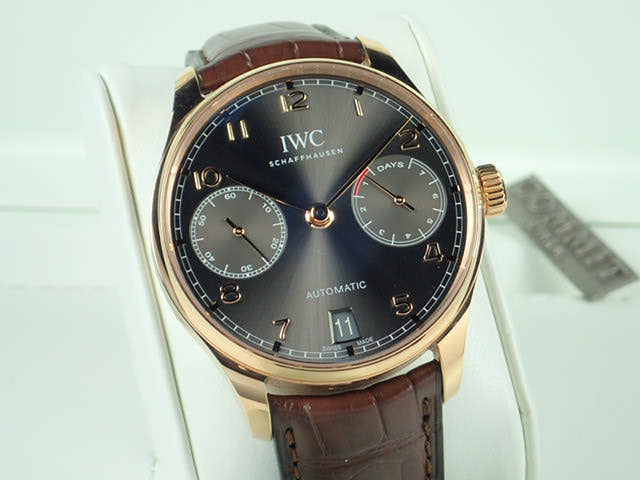 IWC ポルトギーゼ Ref.IW500702 スレート文字盤 中古 portuguese-4