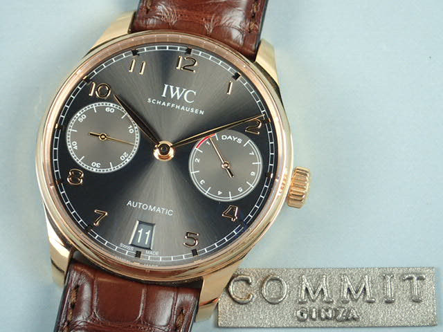 IWC ポルトギーゼ Ref.IW500702 スレート文字盤 中古 portuguese-4