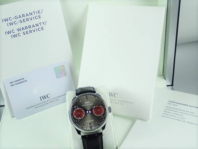 IWC ポルトギーゼ Ref.IW500126 グレー文字盤 中古 portuguese-3