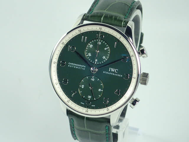 IWC ポルトギーゼ Ref.IW371430 グリーン文字盤 中古 portuguese-7
