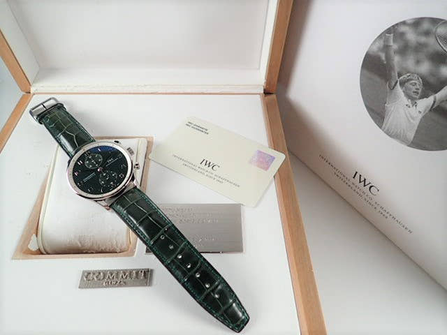 IWC ポルトギーゼ Ref.IW371430 グリーン文字盤 中古 portuguese-7