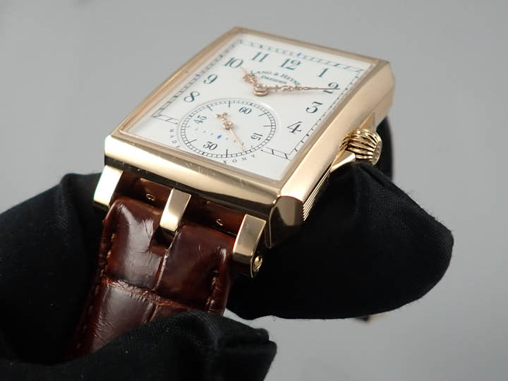 ラング&ハイネ ゲオルグ Ref.- ホワイトエナメル文字盤 美品 7XJ21OZR