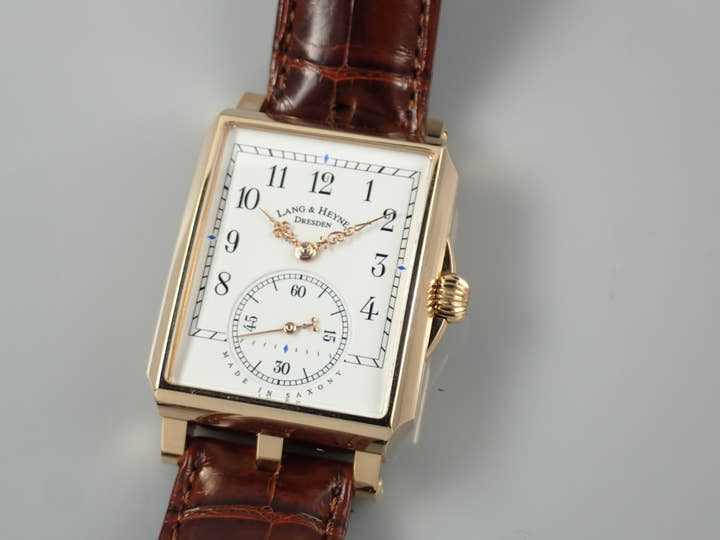 ラング&ハイネ ゲオルグ Ref.- ホワイトエナメル文字盤 美品 7XJ21OZR