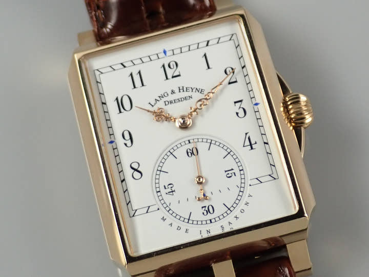 ラング&ハイネ ゲオルグ Ref.- ホワイトエナメル文字盤 美品 7XJ21OZR