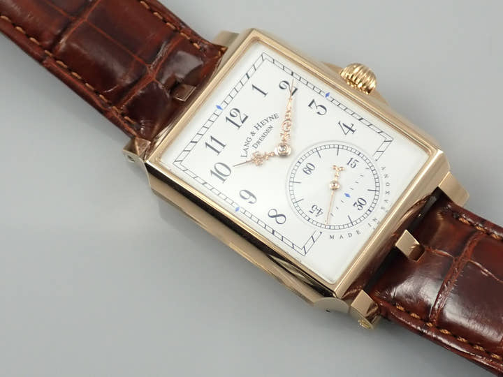 ラング&ハイネ ゲオルグ Ref.- ホワイトエナメル文字盤 美品 7XJ21OZR