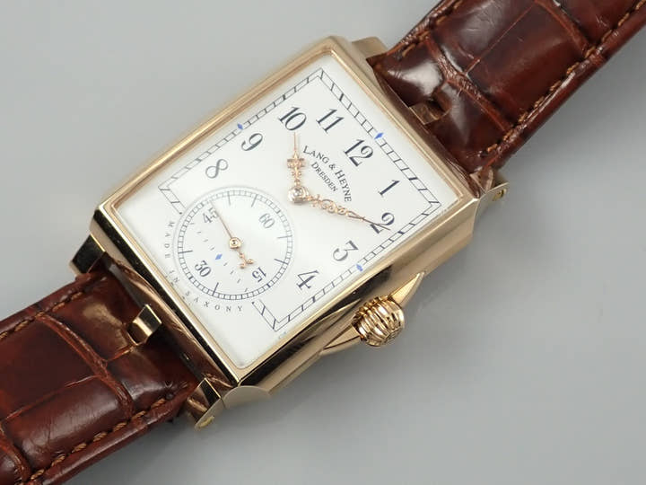 ラング&ハイネ ゲオルグ Ref.- ホワイトエナメル文字盤 美品 7XJ21OZR