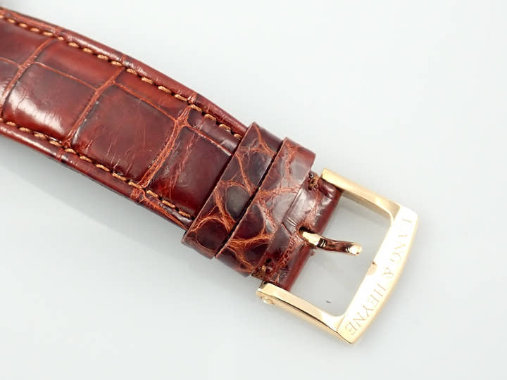 ラング&ハイネ ゲオルグ Ref.- ホワイトエナメル文字盤 美品 7XJ21OZR