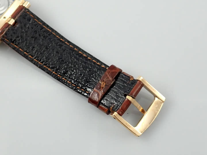 ラング&ハイネ ゲオルグ Ref.- ホワイトエナメル文字盤 美品 7XJ21OZR