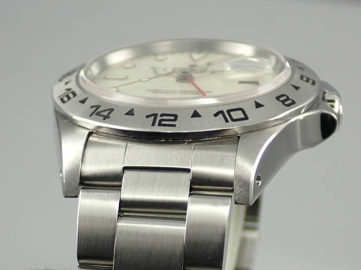 ロレックス エクスプローラーII Ref.16550 ステンレススチール アイボリー文字盤