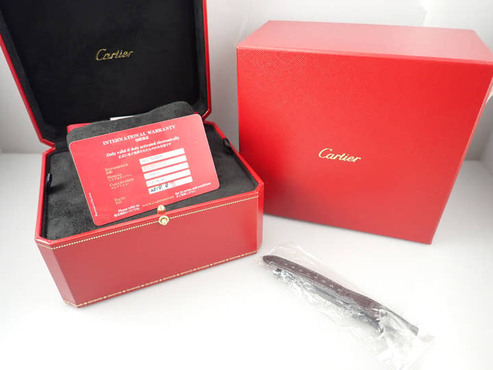 カルティエ トノーウォッチ Ref.WGTN0005 シルバー文字盤 中古 tonneau