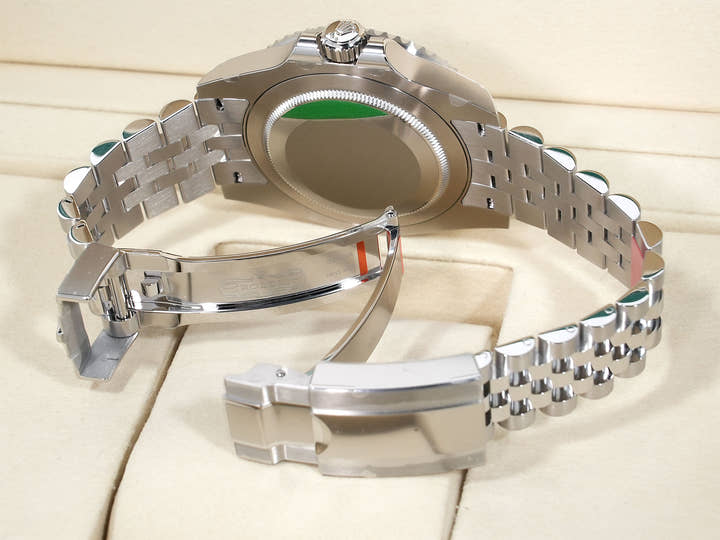 Rolex GMT-Master II Ref.126710GRNR Stainless Steel Black Dial Jubilee Bracelet Unused qzruwka2