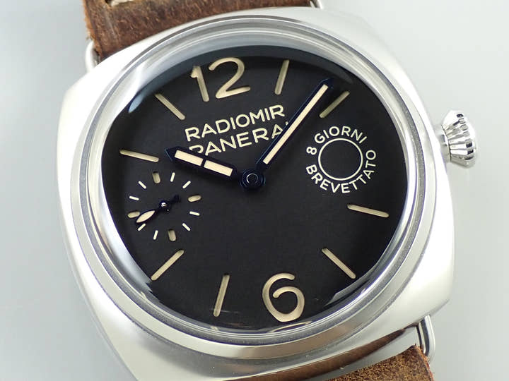 パネライ ラジオミール 8デイズ Ref.PAM00992 ブラック文字盤 極美品 3XYC8039