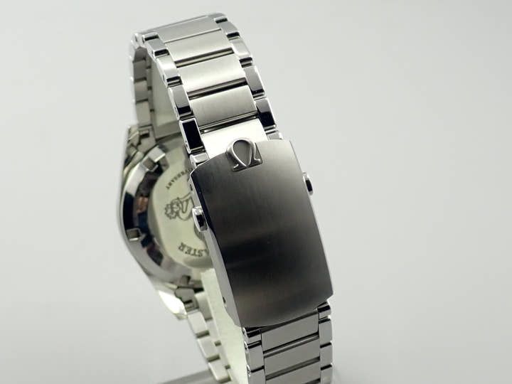 オメガ レイルマスター 1957 トリロジー Ref.220.10.38.20.01.002 ブラック文字盤 美品 092L49HM