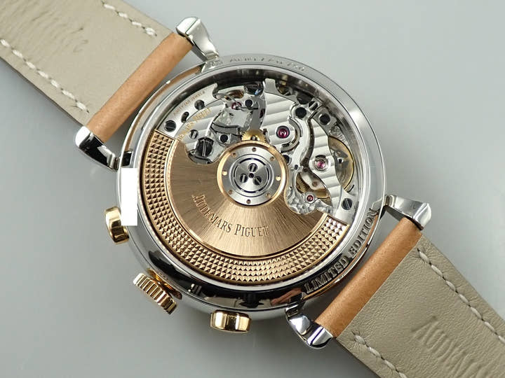 オーデマピゲ リマスター 01 クロノグラフ Ref.26595SR.OO.A032VE.01 ステンレススチール/ピンクゴールド イエローゴールドカラー文字盤