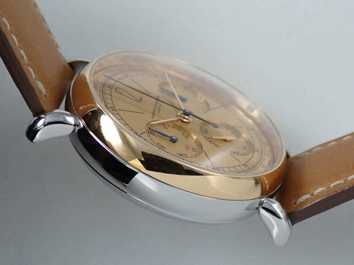 オーデマピゲ リマスター 01 クロノグラフ Ref.26595SR.OO.A032VE.01 ステンレススチール/ピンクゴールド イエローゴールドカラー文字盤