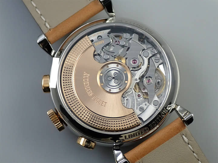 オーデマピゲ リマスター 01 クロノグラフ Ref.26595SR.OO.A032VE.01 ステンレススチール/ピンクゴールド イエローゴールドカラー文字盤