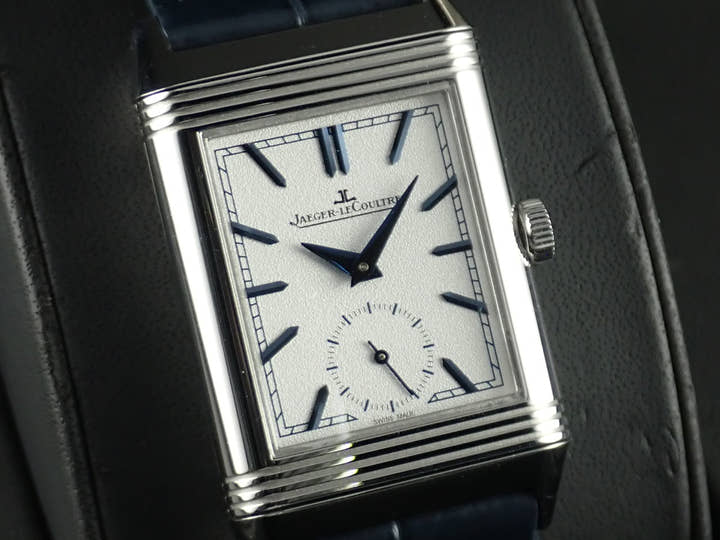 ジャガールクルト レベルソ Ref.Q3908420 シルバー/ブルー文字盤 中古 reverso-11