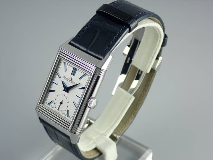 ジャガールクルト レベルソ Ref.Q3908420 シルバー/ブルー文字盤 中古 reverso-11