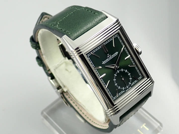 ジャガールクルト レベルソ Ref.Q3978430 グリーン文字盤 極美品 reverso-17