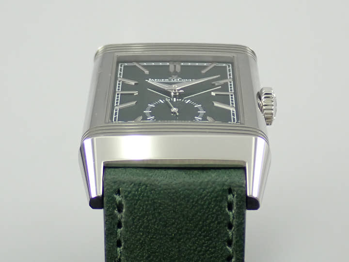 ジャガールクルト レベルソ Ref.Q3978430 グリーン文字盤 極美品 reverso-17