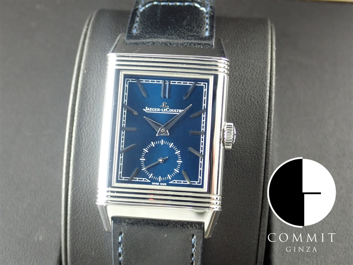 ジャガールクルト レベルソ Ref.Q3978430 ブルー文字盤 美品 reverso-18