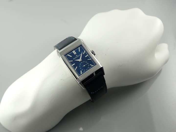 ジャガールクルト レベルソ Ref.Q3978430 ブルー文字盤 美品 reverso-18