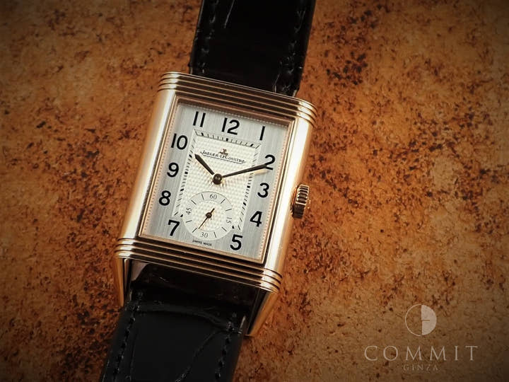 Jaeger-LeCoultre Reverso Classic Large Duo Small Second Ref.Q3842520 Silver Gray Dial Good Condition 9ZP92H86
