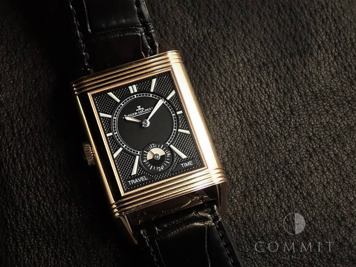 Jaeger-LeCoultre Reverso Classic Large Duo Small Second Ref.Q3842520 Silver Gray Dial Good Condition 9ZP92H86