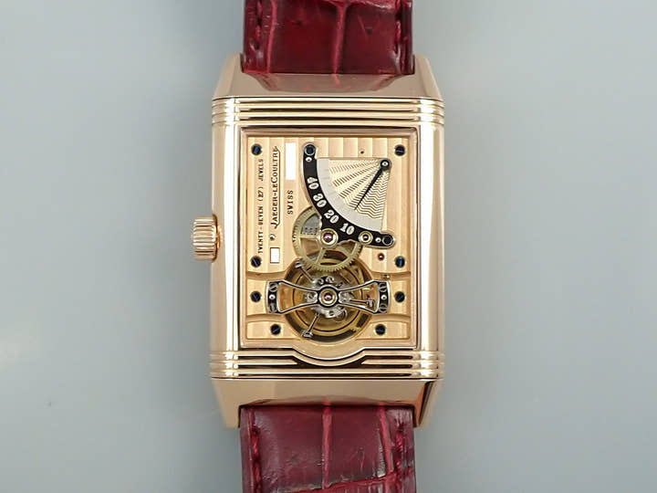 ジャガールクルト レベルソ トゥールビヨン Ref.270.2.68 シルバー文字盤 美品 L0L13ZH4