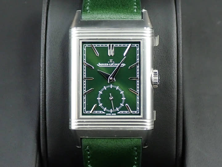 ジャガールクルト レベルソ トリビュート スモールセコンド Ref.Q3978430 グリーン文字盤 未使用 TF6XRTRX