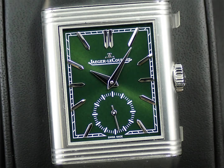 ジャガールクルト レベルソ トリビュート スモールセコンド Ref.Q3978430 グリーン文字盤 未使用 TF6XRTRX