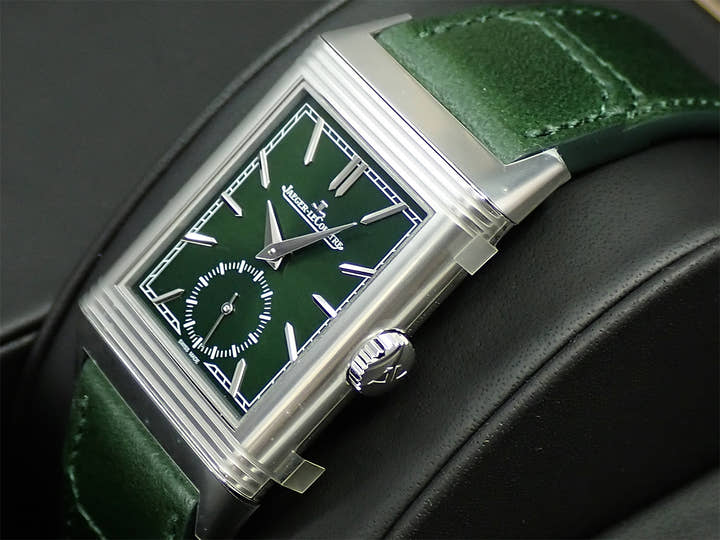 ジャガールクルト レベルソ トリビュート スモールセコンド Ref.Q3978430 グリーン文字盤 未使用 TF6XRTRX