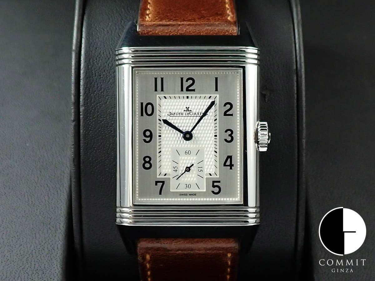 Jaeger-LeCoultre Reverso Classic Duo Small Second Ref.Q3848422 Silver Dial Used PX506964