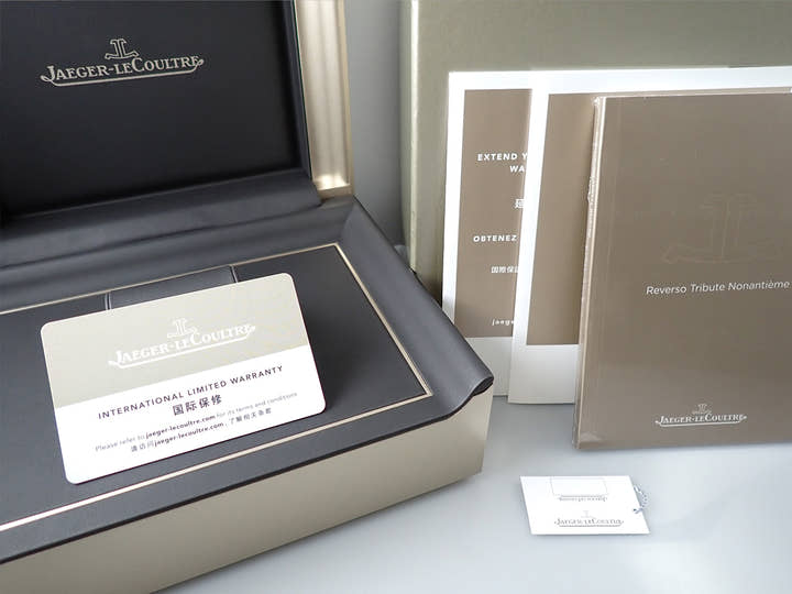 Jaeger-LeCoultre Reverso Tribute Nonantième Ref.Q711252J Silver Dial Very Good Condition 32PF8451