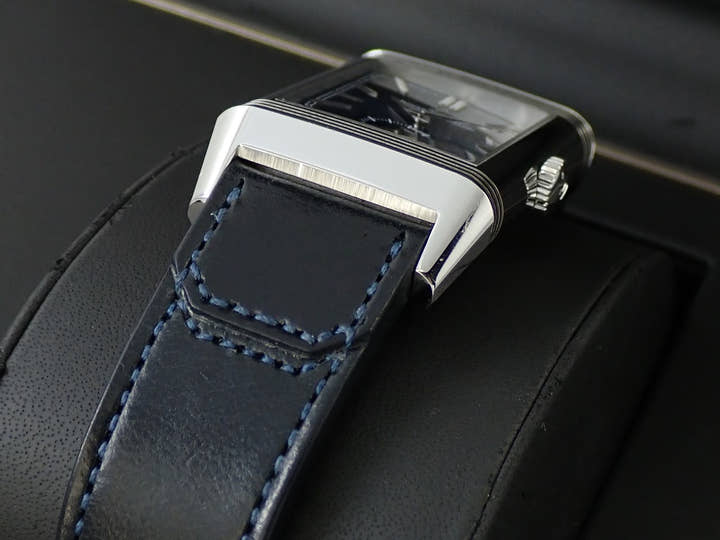 ジャガールクルト レベルソ トリビュート デュオ スモールセコンド Ref.Q3988482 ブルー/シルバー文字盤 中古 14Z5J234