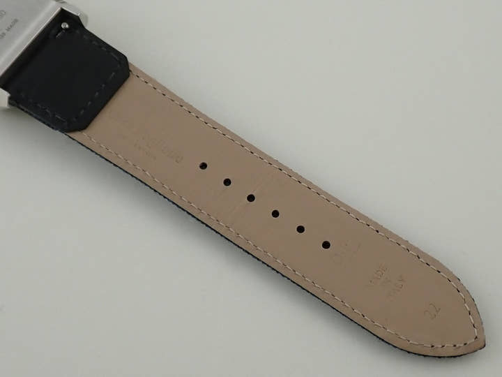 ジャガールクルト レベルソ トリビュート クロノグラフ Ref.Q389848J ブルーグレー/スケルトン文字盤 美品 S9658492