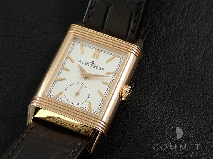 ジャガールクルト レベルソ トリビュート デュオ Ref.Q3902420 シルバー文字盤 美中古 LU87Z0LC