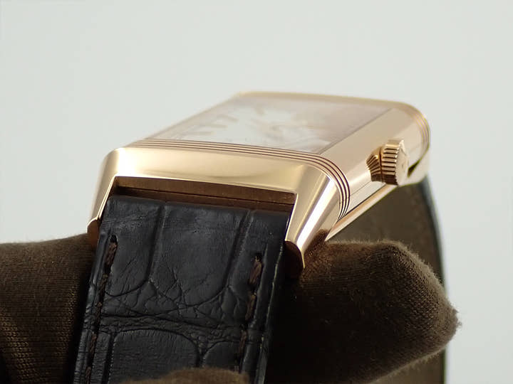 ジャガールクルト レベルソ トリビュート デュオ Ref.Q3902420 シルバー文字盤 美中古 LU87Z0LC