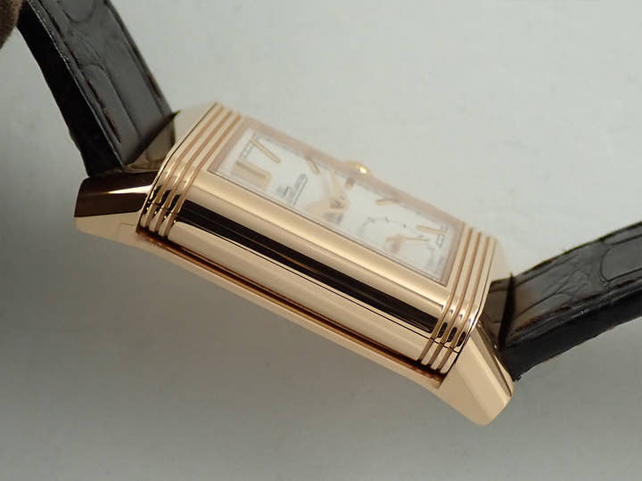 ジャガールクルト レベルソ トリビュート デュオ Ref.Q3902420 シルバー文字盤 美中古 LU87Z0LC