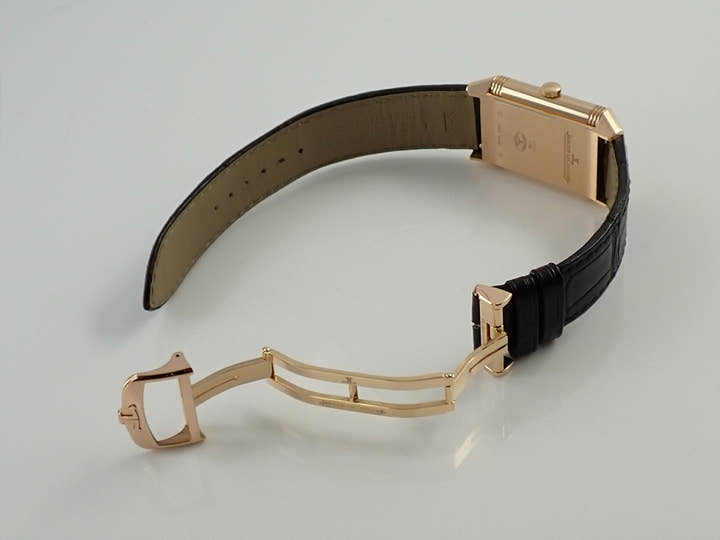 ジャガールクルト レベルソ トリビュート デュオ Ref.Q3902420 シルバー文字盤 美中古 LU87Z0LC