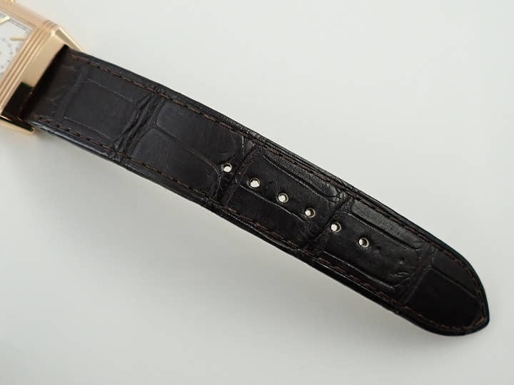 ジャガールクルト レベルソ トリビュート デュオ Ref.Q3902420 シルバー文字盤 美中古 LU87Z0LC