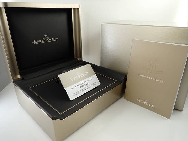 ジャガールクルト レベルソ トリビュート デュオ Ref.Q3902420 シルバー文字盤 美中古 LU87Z0LC