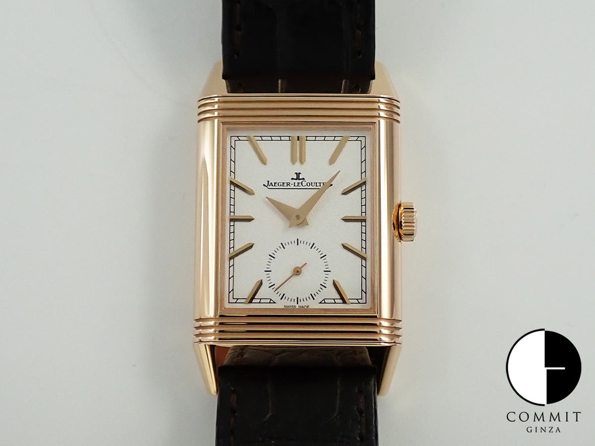 ジャガールクルト レベルソ トリビュート デュオ Ref.Q3902420 シルバー文字盤 美中古 LU87Z0LC