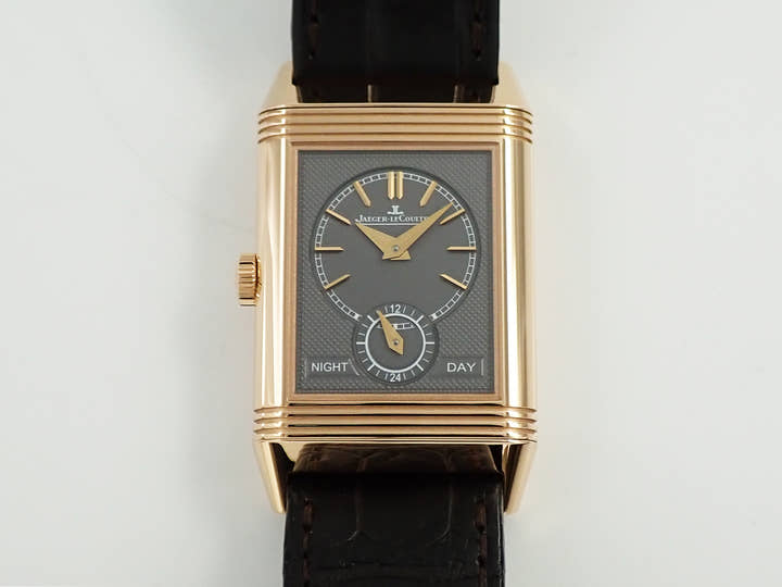 ジャガールクルト レベルソ トリビュート デュオ Ref.Q3902420 シルバー文字盤 美中古 LU87Z0LC