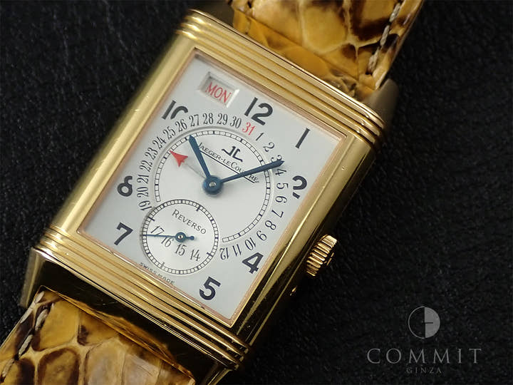 Jaeger-LeCoultre Reverso Date Ref.270.2.36 Silver Dial Used S4921404