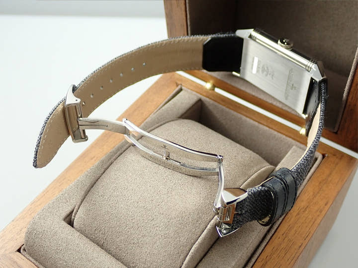 ジャガールクルト レベルソ トリビュート スモールセコンド Ref.Q713842J シルバー文字盤 中古 J9U61594