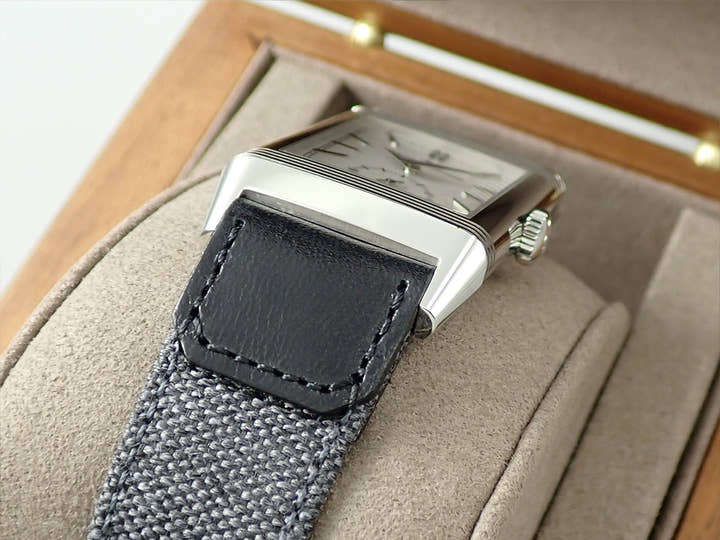 ジャガールクルト レベルソ トリビュート スモールセコンド Ref.Q713842J シルバー文字盤 中古 J9U61594